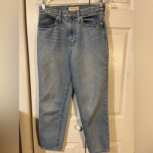 Madewell The Mom Jean 100% Cotton Size 26